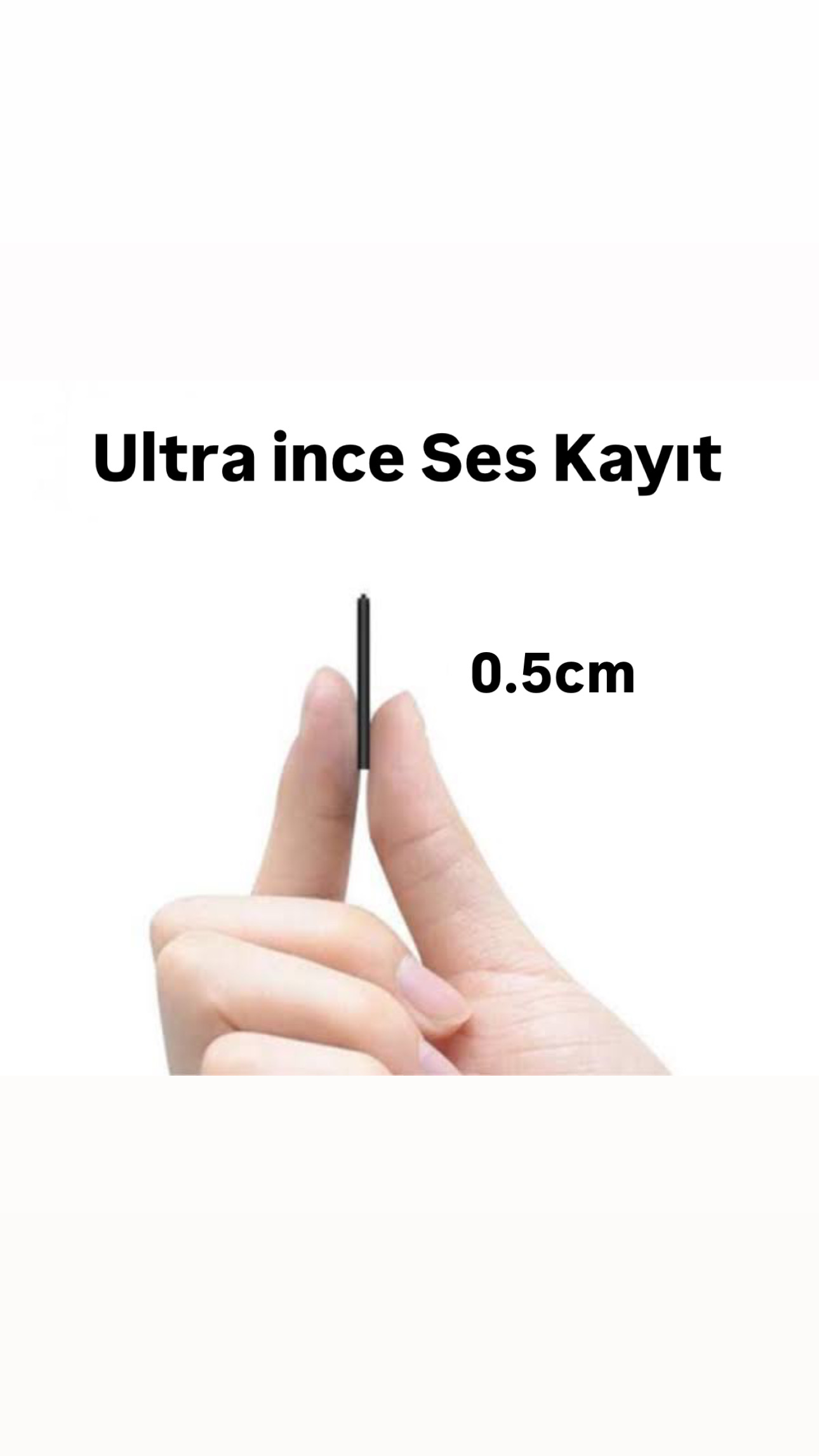 ultra İnce ses kayıt cihazı